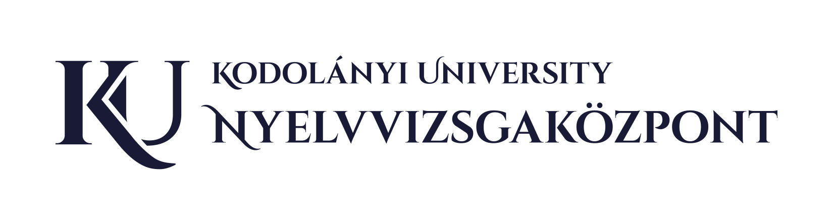 Kodolányi University Nyelvvizsgaközpont logója
